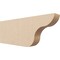 Ekena Millwork 2in. W x 6in. H x 16in. L Carmel Woodgrain TimberThane Rafter Tail, Primed Tan RFTUR02X06X16CARRCPR - alternate 1